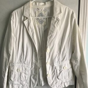 4x$20 Sonoma White Jacket Size L